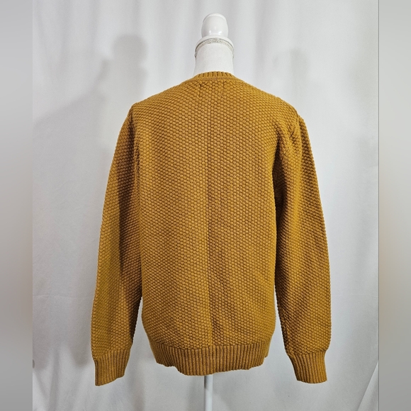Old Navy gold cable knit sweater women's size medium - Picture 2 of 10